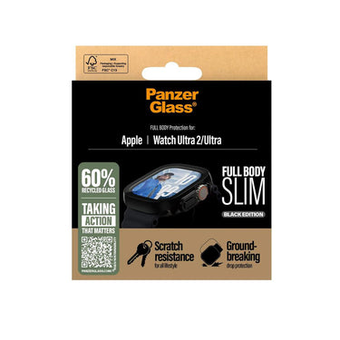 PanzerGlass Snappie Screen Protector for Apple Watch Ultra 2024- Black